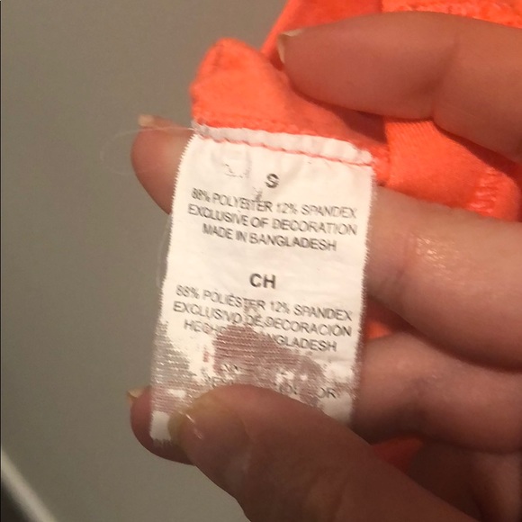 orange half zip pullover - Picture 4 of 4